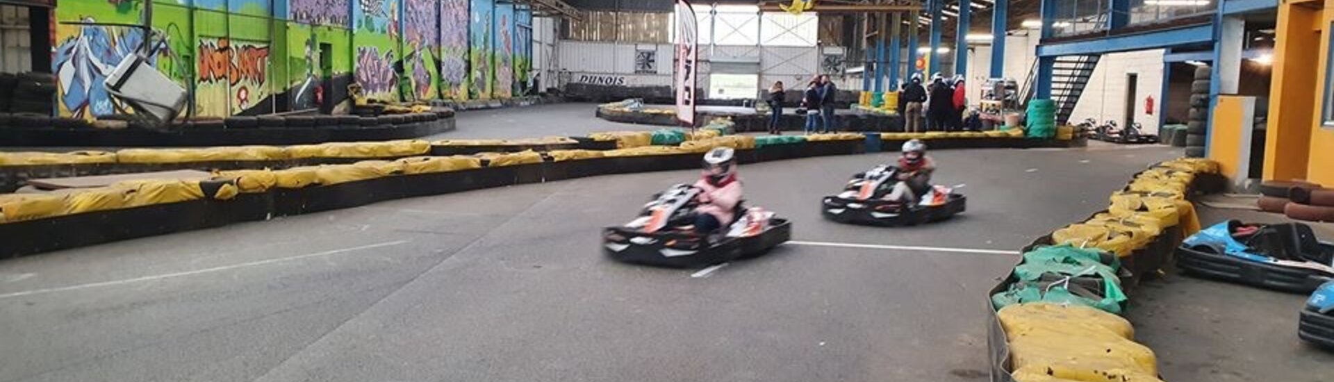 Circuit intérieur de Dunois Kart dans le pays dunois proche de Chartres